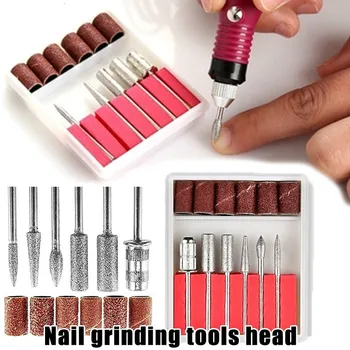 

Stainless Steel Electric Machine Drill Bits File Nail Art Polishing Grinding Head Manicure Pedicure Tools