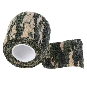 

Elastic Camouflage Waterproof Outdoor Hunt Camping Stealth Camo Wrap Tape Military Airsoft Paintball Stretch Bandage