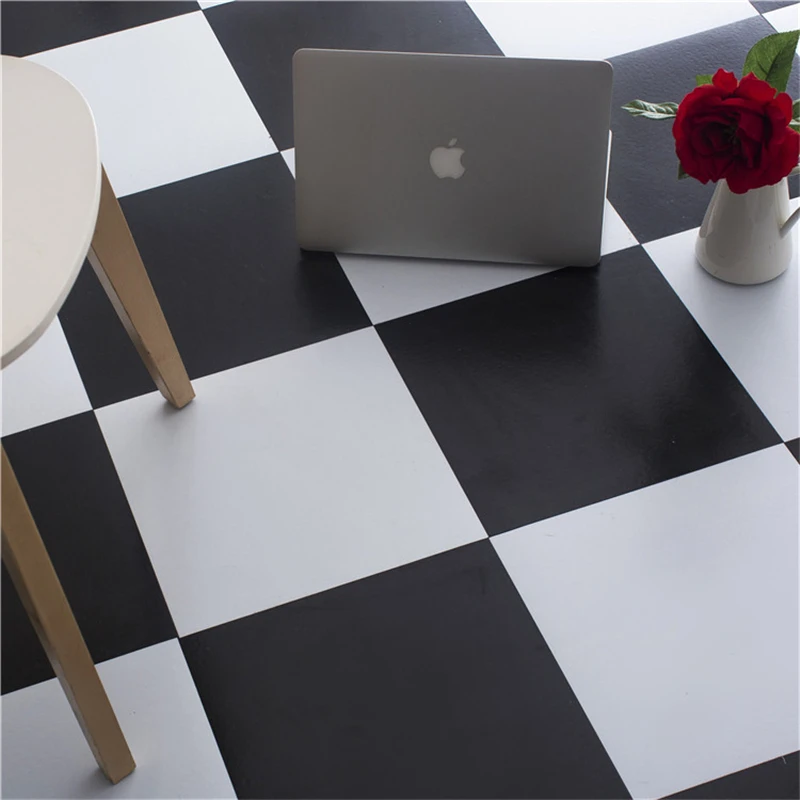 

BEIBEHANG Self-adhesive PVC stone plastic floor double color parquet floor plastic household floor stickers to plastic