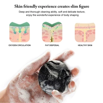 

1 Set Volcanic Clay Soap and Novel Patch Whitening Minerals Face Body Cleanser Q1QD