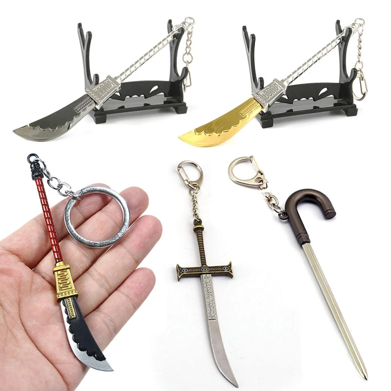 Anime One Piece Keychain White Beard Blade Key Chain Edward Newgate Weapon Keyring Bisento Sword Keychains Charm Men Jewelry Key Chains Aliexpress