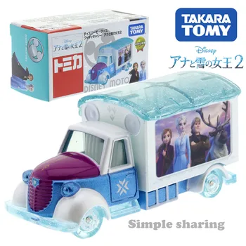 

Takara Tomy Tomica Disney Motors Gooday Carry Snow Queen 2 Car Hot Pop Kids Toys Vehicle Diecast Metal Model Collectibles New