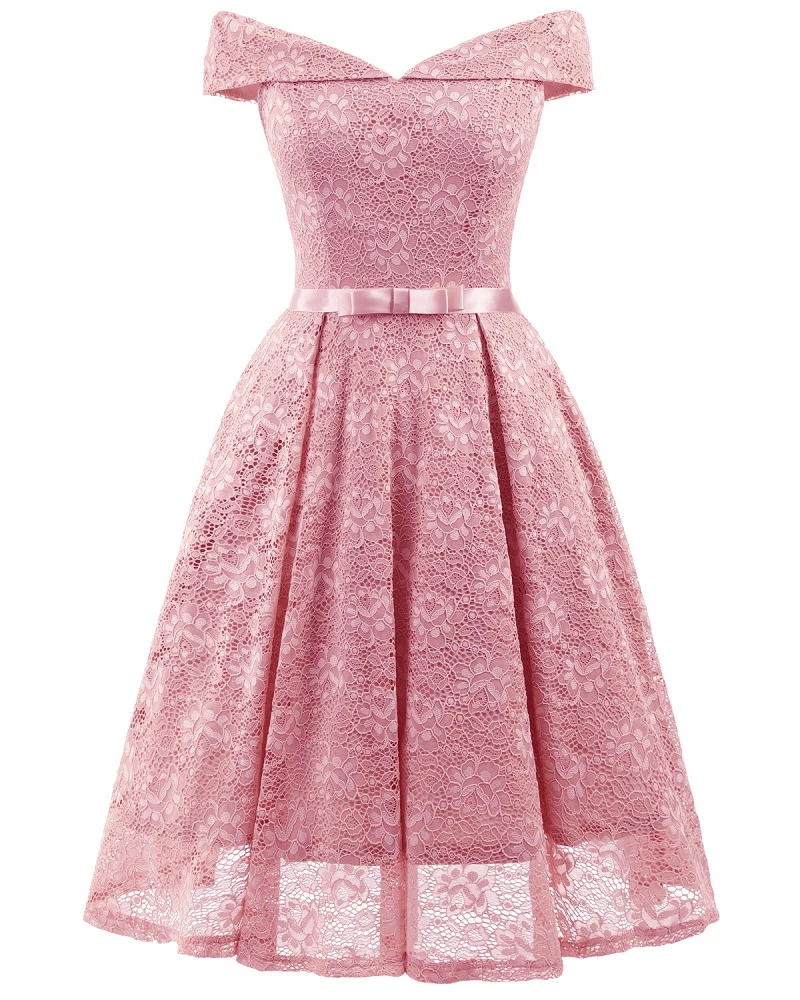 pink summer dress for wedding