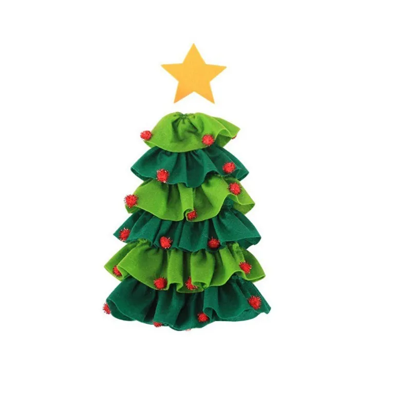 

Funny Christmas Tree Wine Bottle Covers Lovely Table Dinner Decoration Gift Dinner Party Table Decor Wine Bottle (Christmas Tre