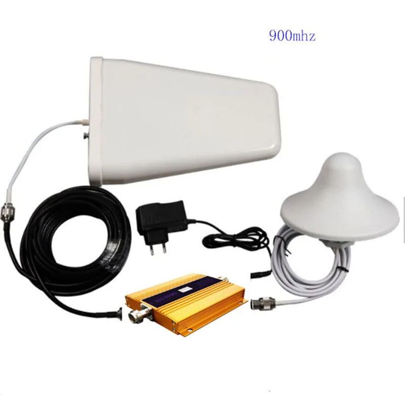 

Alloy LCD GSM 900 MHz Mobile Cell Phone Signal Repeater Booster Amplifier Cellular Repeater Device with antenna cable