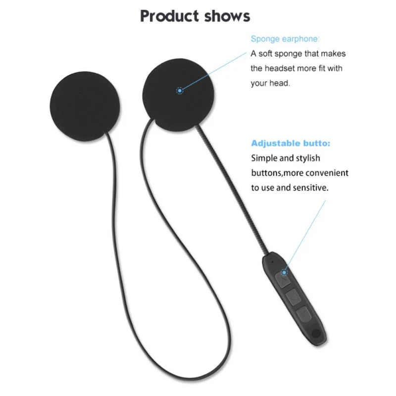 Горячая Bluetooth мотоциклетная гарнитура для шлема наушников домофон шлем наушники