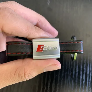 

SLine is suitable for Audi key ring key chain accessories for car interior decoration accessories turbo keychain Alloy