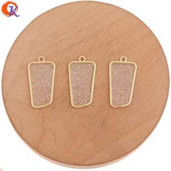 

Cordial Design 50Pcs 17*31MM Jewelry Accessories/DIY Jewelry Making/Glitter Powder Effect/Hand Made/Charms/Earring Findings