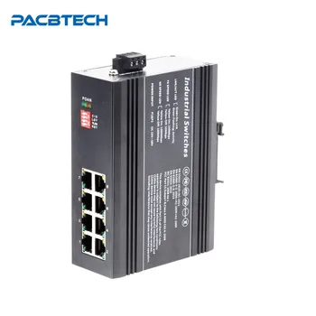 

10/100/1000M 7POE Industrial POE Fiber Optical Switch Unmanaged 7POE IEEE802.3af at+1UTP Uplink POE Switch