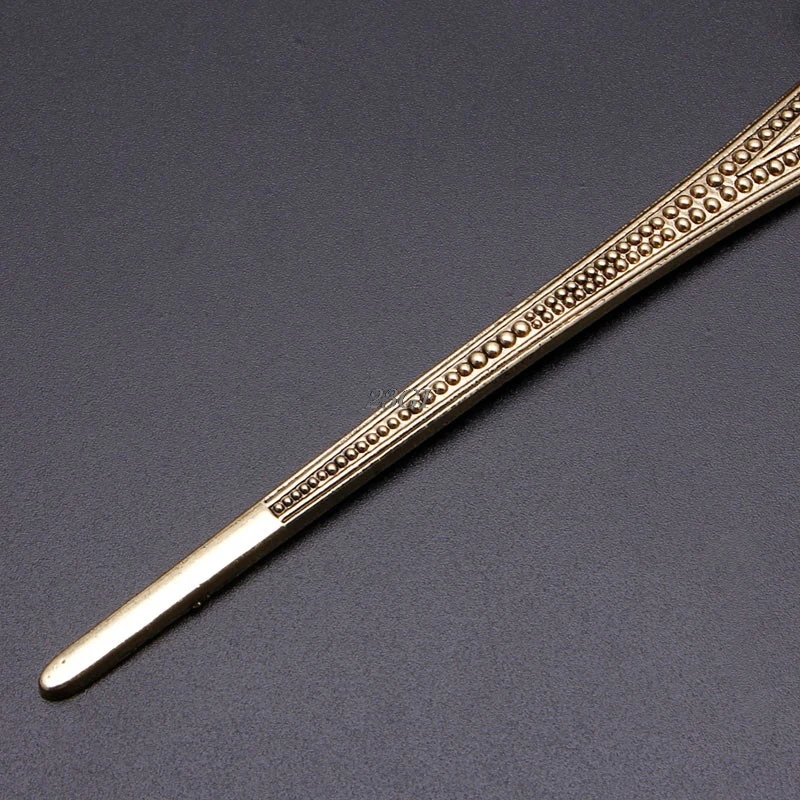 Женские Элегантные двойные бабочки Bobby Pin модная шпилька для волос со стразами