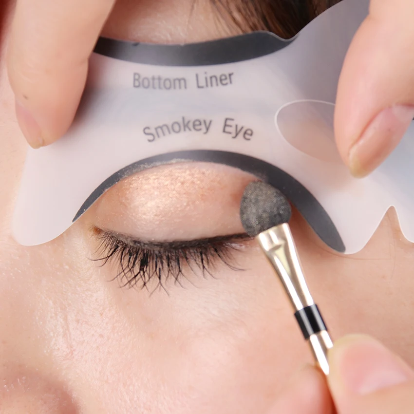 Eyeliner Stencil Models-Molding-Template-Tools Makeup-Tool DIY 10PCS Fish-Tail Double-Wing