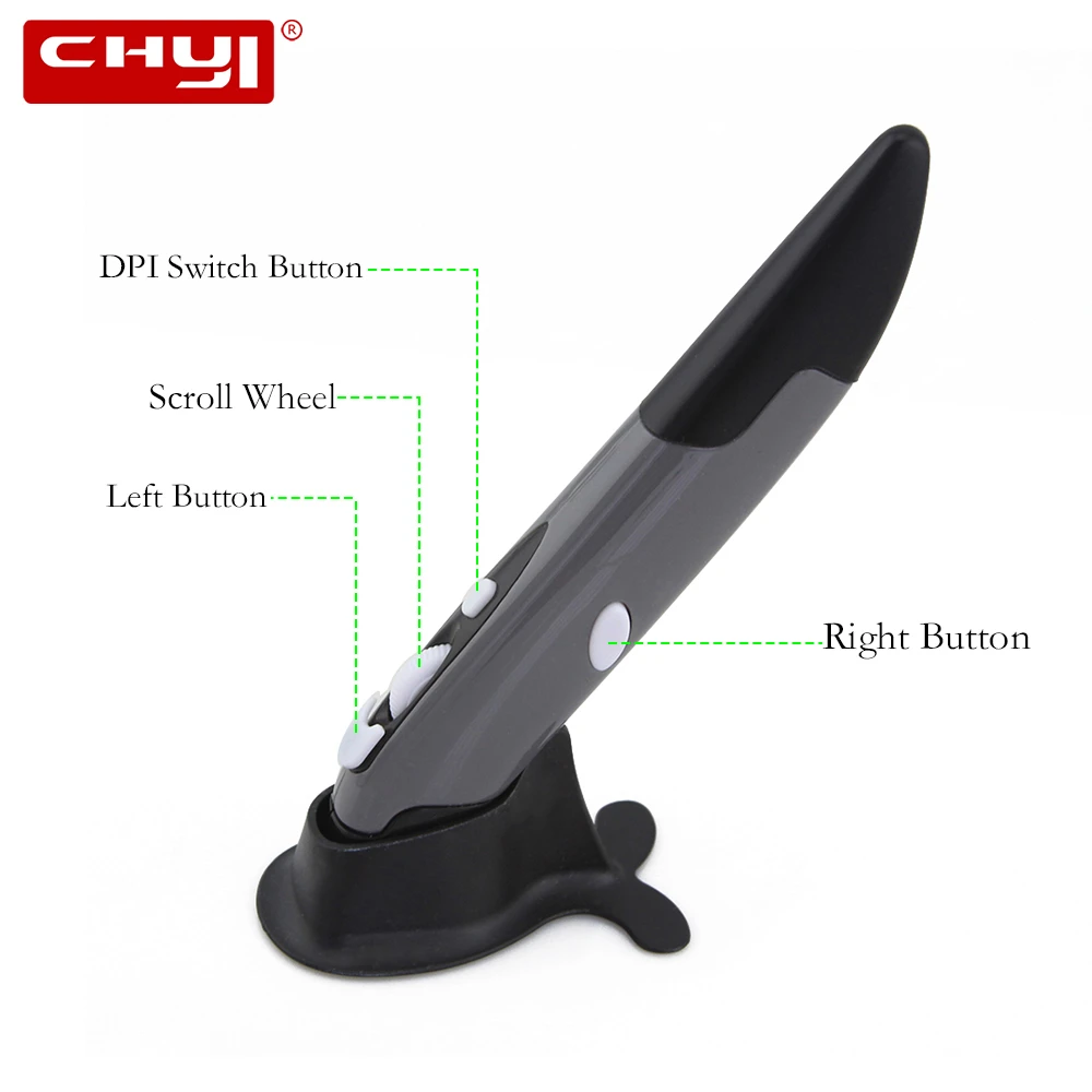 Wireless Pen Shape Mini Computer Mouse 2.4Ghz Ergonomic Handheld Pen Finger Optical Usb Mause 3d 4 Keys PC Mice For Laptop PPT