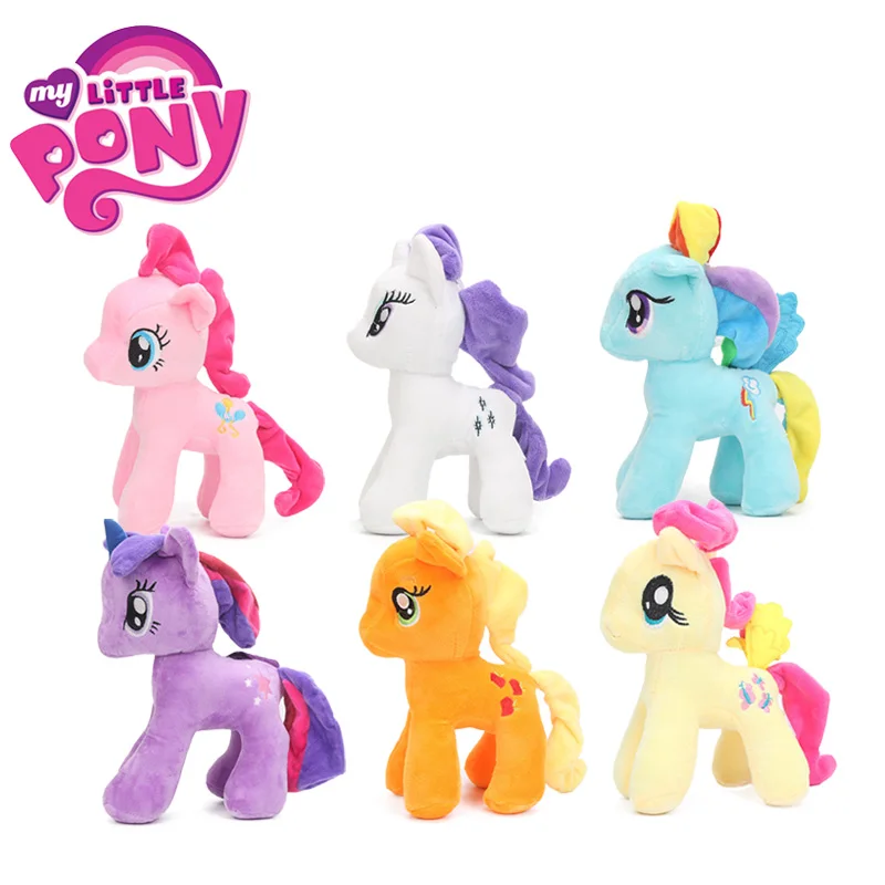 6 шт. игрушки My Little Pony Friendship is Magic Princess Cadence Celestria Rainbow Dash Pinkie Pie плюшевые мягкие