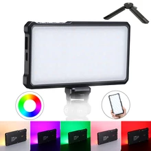 VIJIM VL-3 3000K-6500K RGB luz LED para vídeo CRI 96 iluminación llenar de luz ajustable DSLR Cámara Luz