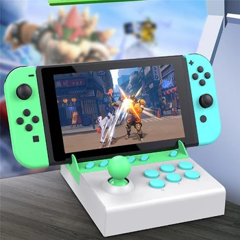 

Arcade Game Single Rocker Control Games Joystick for Nintend Switch with 8 Tubro Action Buttons Adapter Game Handle