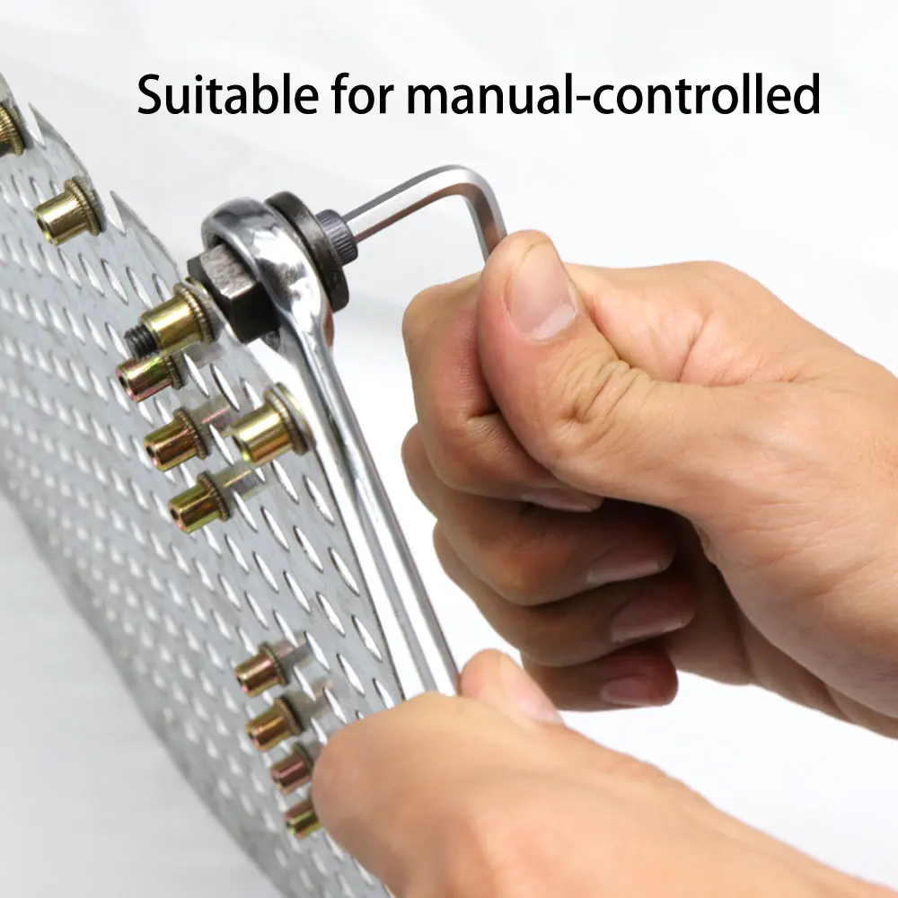 Pistola remachadora de mano, herramienta de inserción de tuercas de cabeza  de rosca, instalación Simple, remachadora Manual, SA E Imperial, británico,  EE. UU. remachadora remachadora de tuerca remache remachadora manua -  AliExpress