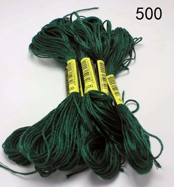 500 8 метров 50 шт. нитки для вышивки крестом DIY плетеная проволочная нить Моток вышивка нить плетение браслетов нить- 22 - Цвет: 500