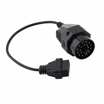 

Heavy duty construction OBD II Adapter for BMW 20 Pin Socket to OBD 2 Female 16 Pin Auto Car Connector Adapter Cable for BMW