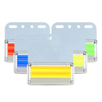 

2pcs New Design Super Bright 24V COB Truck Sidelight Yellow Blue Red Green White Color LED tTruck Signal Light Lamp