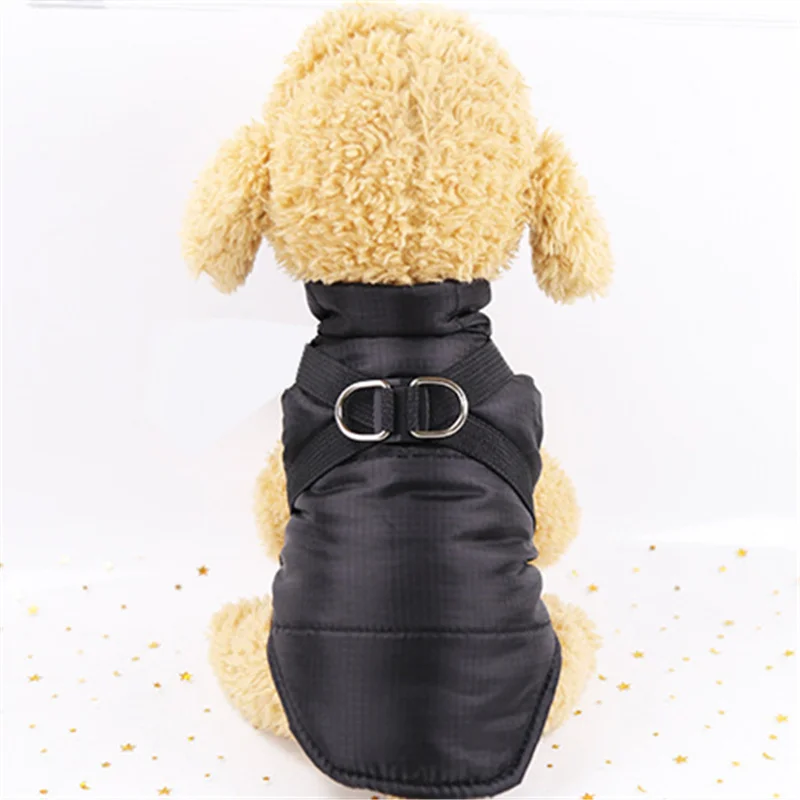 Новая осенне-зимняя куртка для собак, одежда для щенков, Воздухопроницаемый лыжный хлопковый жилет для собаки, водонепроницаемая одежда для собак