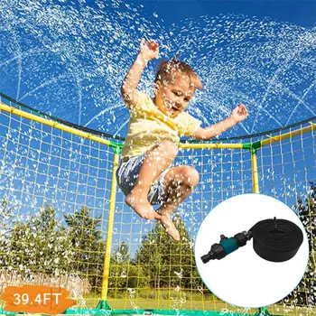 

Summer Trampoline Sprinkler Children Outdoor Water Play Toy Trampoline Sprinkler Park 40Ft Backyard Water Games Sprinkler