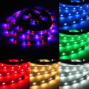 

Flexible LED Strip 4M LED Strip Light 3528smd Non-Waterproof DC12V With DC head Green/Warm White/RGB LED Strip