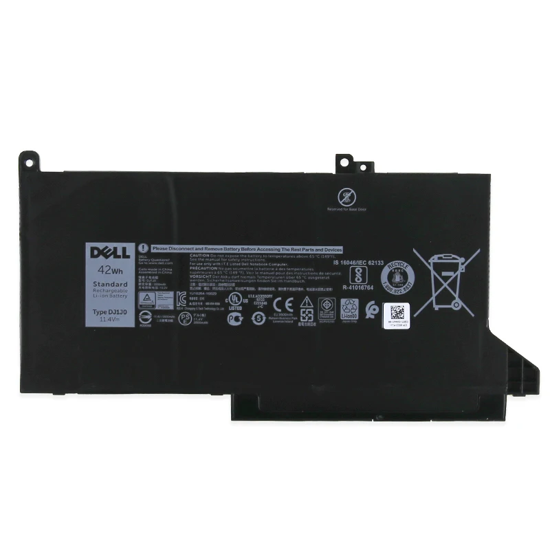 Сменный аккумулятор для ноутбука Dell Latitude 12 7000 7280 7380 7480 серии Tablet PC PGFX4 ONFOH DJ1JO DJ1J0