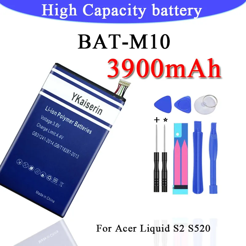 Аккумулятор 3900 мАч для Acer Liquid Jade S2 S520 S58A / 1CP415793L1 1S1P (1ICP5/58/94) KT.0010S.007|Аккумуляторы