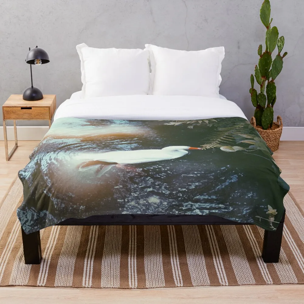 

All Season Printed Fleece Blanket Super Soft Cozy Throw Blanket Green Life
