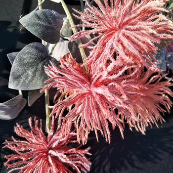 

77 cm Artificial Chrysanthemum Silk Cloth DIY Flower Arrangement Materials Art Landscaping Materials Hotel Home New Year Decor