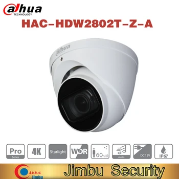 

Dahua HAC-HDW2802T-Z-A 4K Starlight HDCVI IR Eyeball Camera built-in mic 3.7-11mm motorized lens IR60