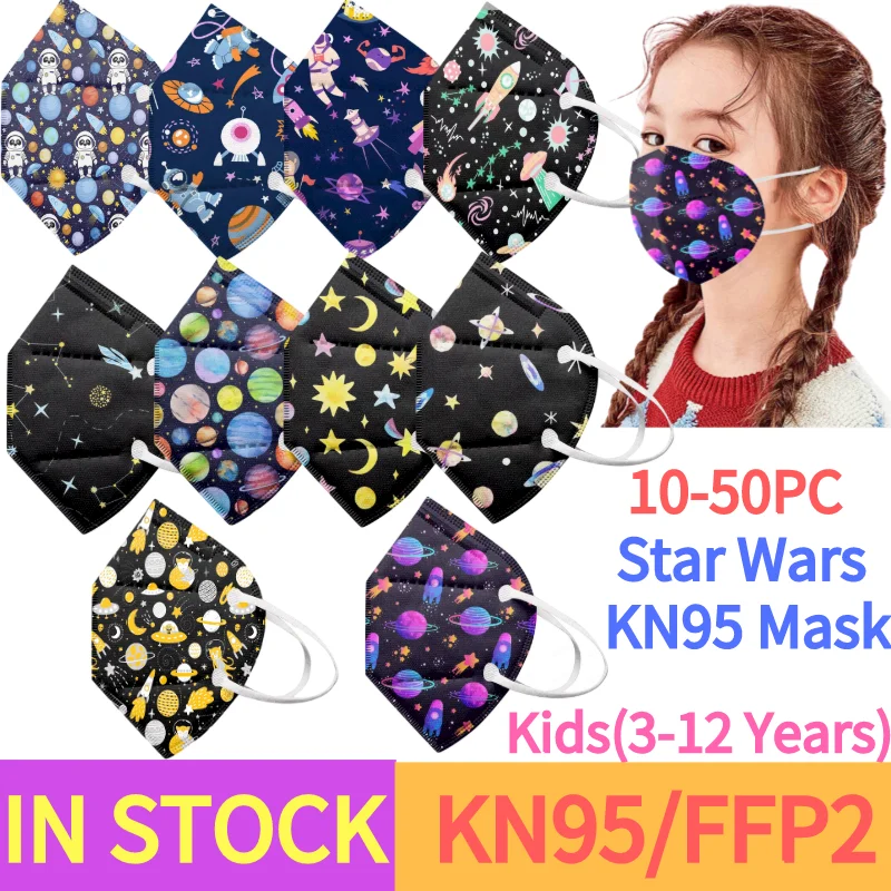 10/50PC KN95 mascarilla fpp2 homologada ffp2Mask para mascarillas ffp2reutilizable Mascarillas niños máscara kn95 máscaras