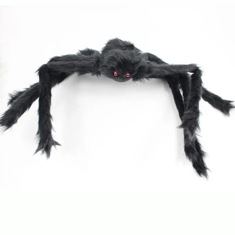 1,5 м плюшевые черные вечерние спайдерс Хэллоуин гнущиеся Опора террор дом с привидениями бар хитрые игрушки сад декоративные аксессуары