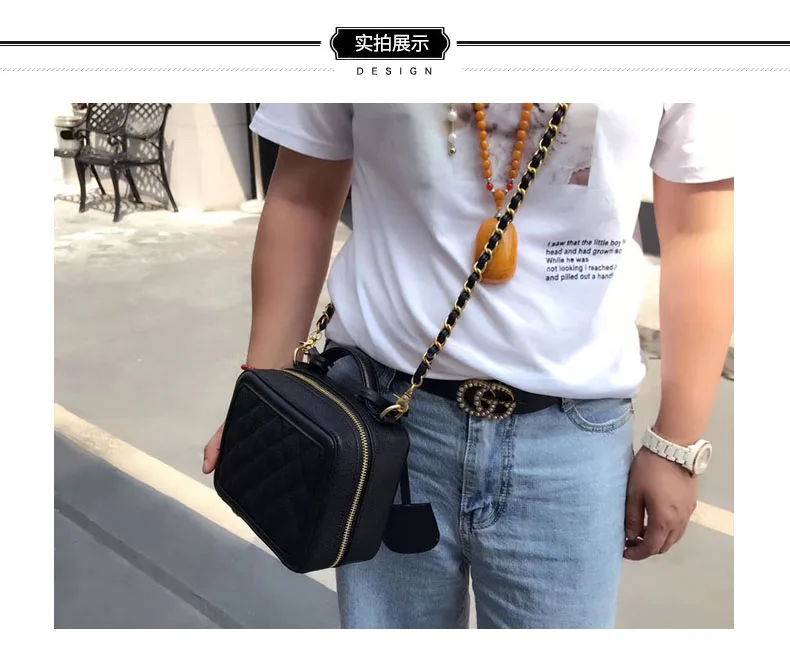 Женская сумка из коровьей кожи с цепочкой, модная Корейская сумка через плечо, брендовая Роскошная сумочка с буквами, женская дизайнерская сумочка клатч CH