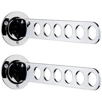 

Wall Mount Clothes Hanger Rack Chrome Wall Clothes Hanger Clothes Hook Laundry Hangers Wall Mount Coat Rack 2 Pack