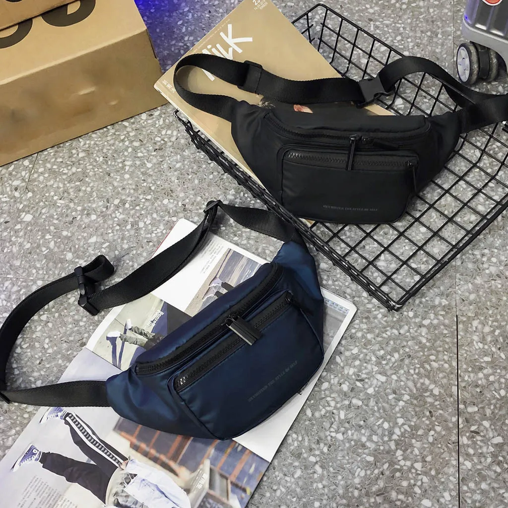 CONEED Fashion Waist Packs Unisex Large Capacity Sports Messenger Shoulder Bag Pouch For Women Run Outdoor Sports Chest Bag