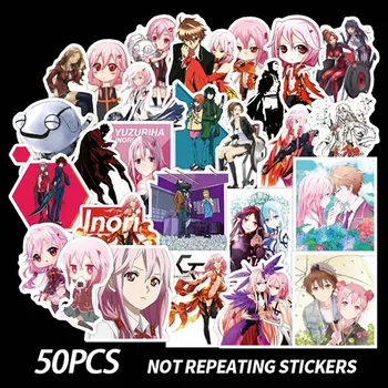 

50pcs Guilty Crown Stickers for Luggage Laptop Decal Skateboard Stickers Moto Bicycle Car Guitar Fridge Sticker