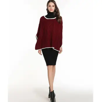 

2020 Spring and Summer European and American loose Bat short-sleeved sweater woman