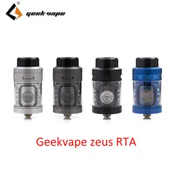 Оригинальный Zeus RTA Geekvape Zeus RTA двойная катушка 5,5 мл RTA zeus распылитель герметичный Топ система воздушного потока электронная сигарета