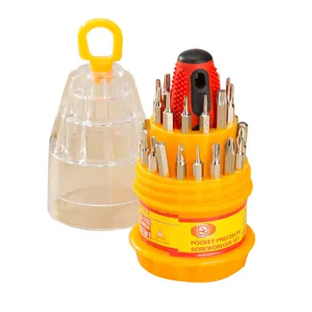 

31-in-1 Magnetic Screwdriver Set Multifunction Screwdriver Bits for Cell Phone Watch Laptop Repair Tool Portable Hand Tool