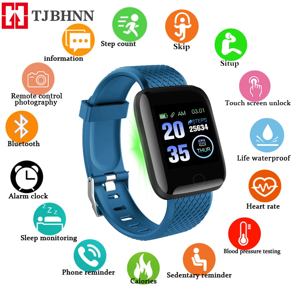 

Smart Watch D13 Men Women For Android Apple Phone Waterproof Heart Rate Tracker Blood Pressure Oxygen Bluetooth sport fitness