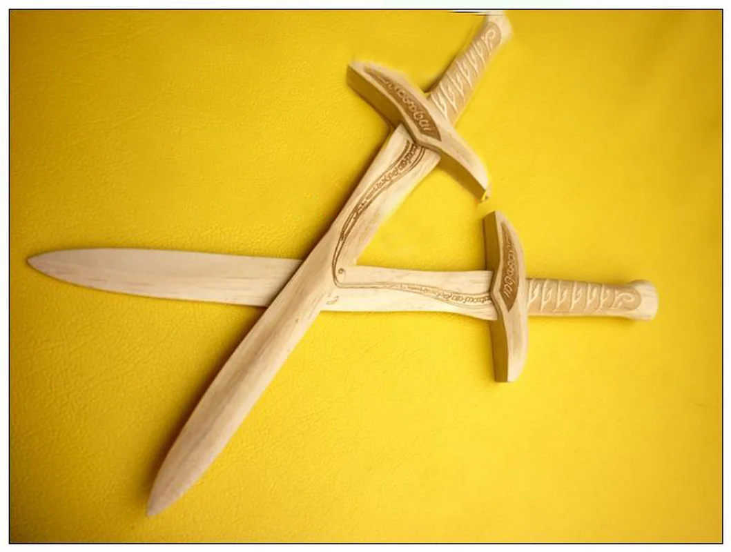 

Children's Toy Wooden Sword High-grade And Exquisite Collection Props Performing Cosplay Props A Birthday Present