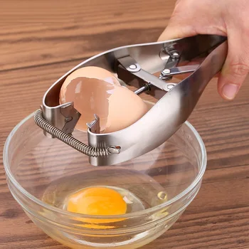 

Egg Scissor Stainless Steel Boiled Egg Topper Shell Cutter Knocker Raw Egg Cracker Separator Egg Opener Kitchen Accersories Tool