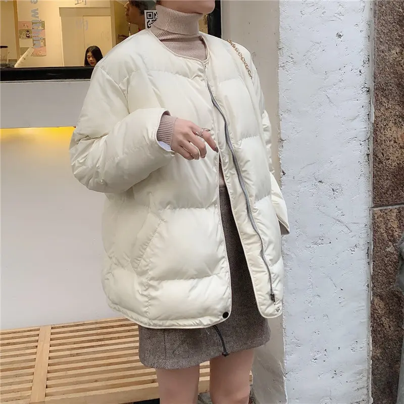 Чужой Kitty Chic утолщенный оверсайз стильная модная зимняя одежда всех размеров, теплый, женский, свежее высокое качество Повседневное свободные пальто бывает 2 типов
