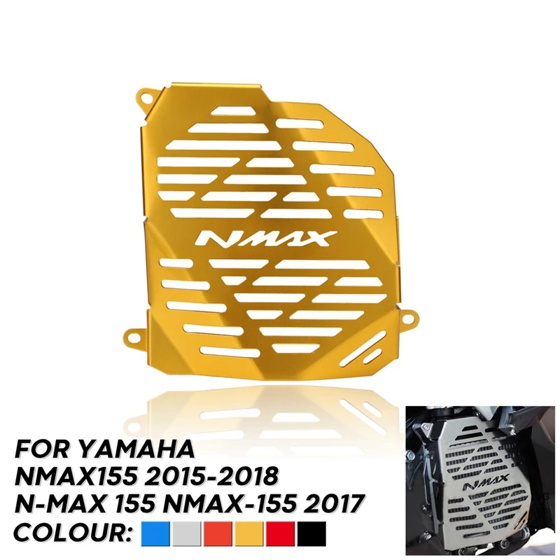 Мотоцикл из нержавеющей стали решетка радиатора Защитная крышка для YAMAHA NMAX155- N-MAX 155 NMAX-155