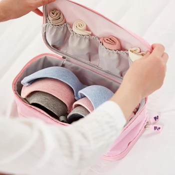 

Portable Travel Organizer Multi-Purpose Storage Bag Travel Underwear Bra Socks Finishing Pouch Classification Storage Bag