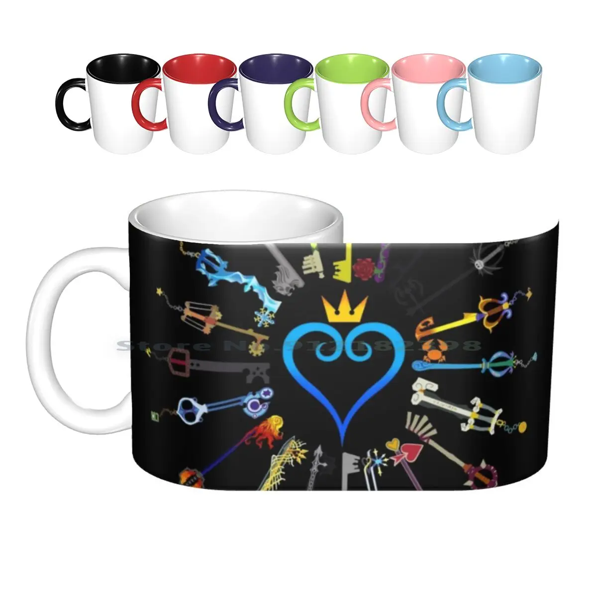 Kingdom Hearts Keyblades Tazze In Ceramica Tazze Da Caffè Tazza Da Tè Al Latte Kingdom Hearts Kingdom Hearts Catena Di Ricordi 358 2 Giorni Di Nascita