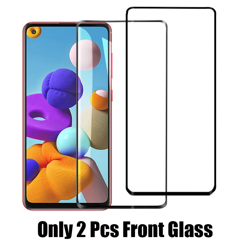 phone protector For Samsung A21S Tempered Glass Screen Protector Camera Len Film HD Protective Glass On For Samsung Galaxy A21 S A 21 21S verre mobile tempered glass Screen Protectors