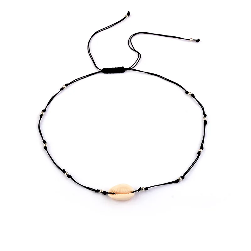 

Kyoko Fashion Natural Summer Beach Shell Choker Necklace Simple Bohemian Seashell Necklace Jewelry for Women Girls Party Gift