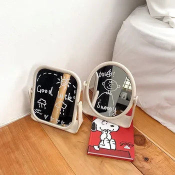 

Korean Style INS Simple GIRL'S Heart ou shi jing Princess GIRL'S Heart Dormitory Desktop Handle Bench-Top Double-Sided Mirror